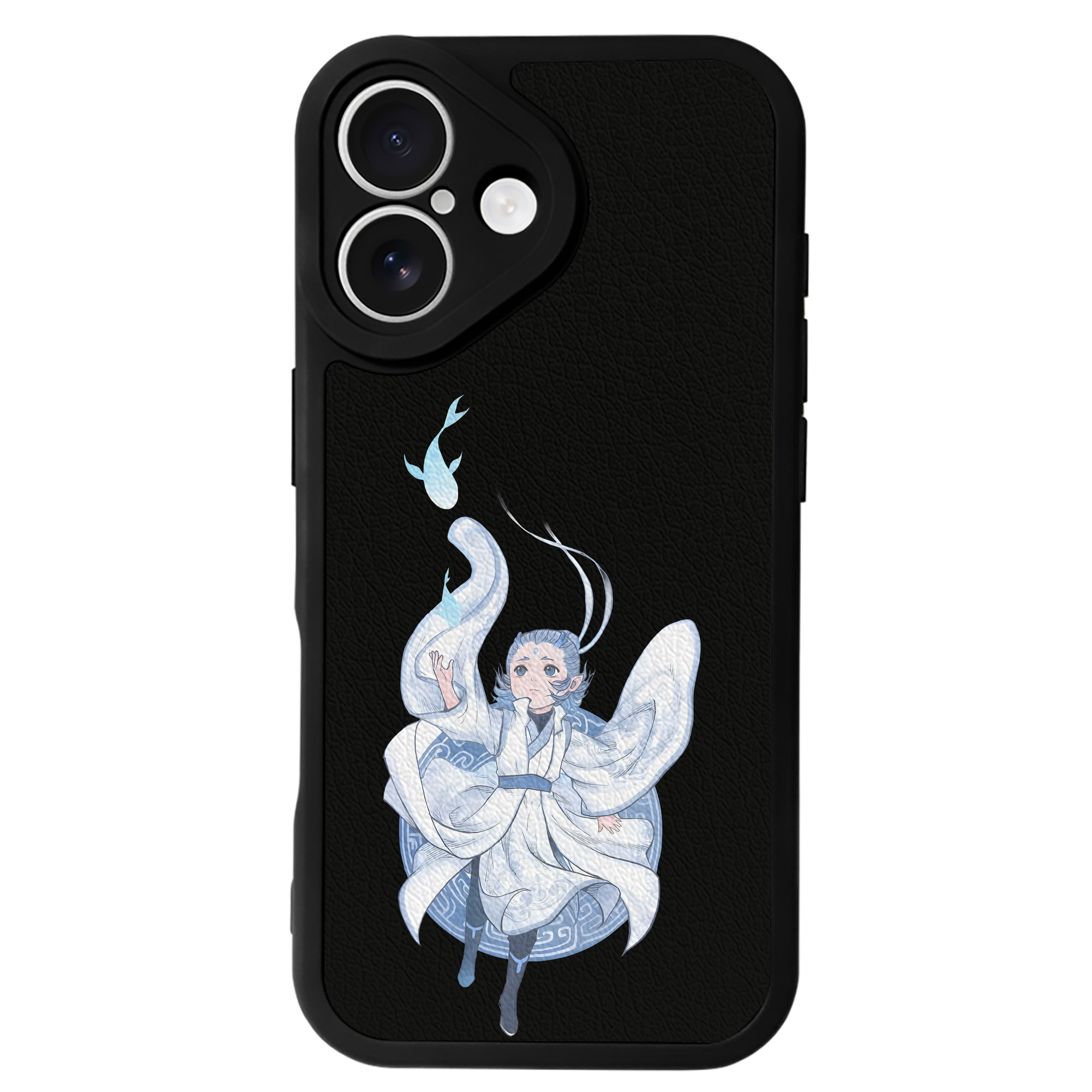 （画像用） Ne Zha 2 ナタ 魔童の大暴れ 【iPhone 16シリーズ対応】シリコンスマホケース（レザー調） 材質：シリコン